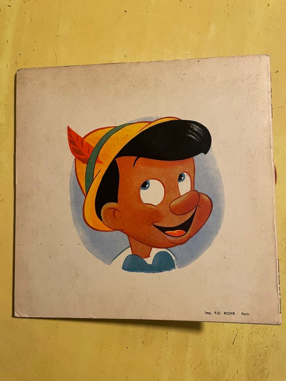 1957 Livre-disque MICKEY PINOCCHIO la pierre magique BARCLAY CD et vinyles