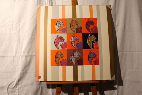 TAUROMACHIE: PEINTURE  Stéphanie MEDIEUX. 100 Anglet (64)