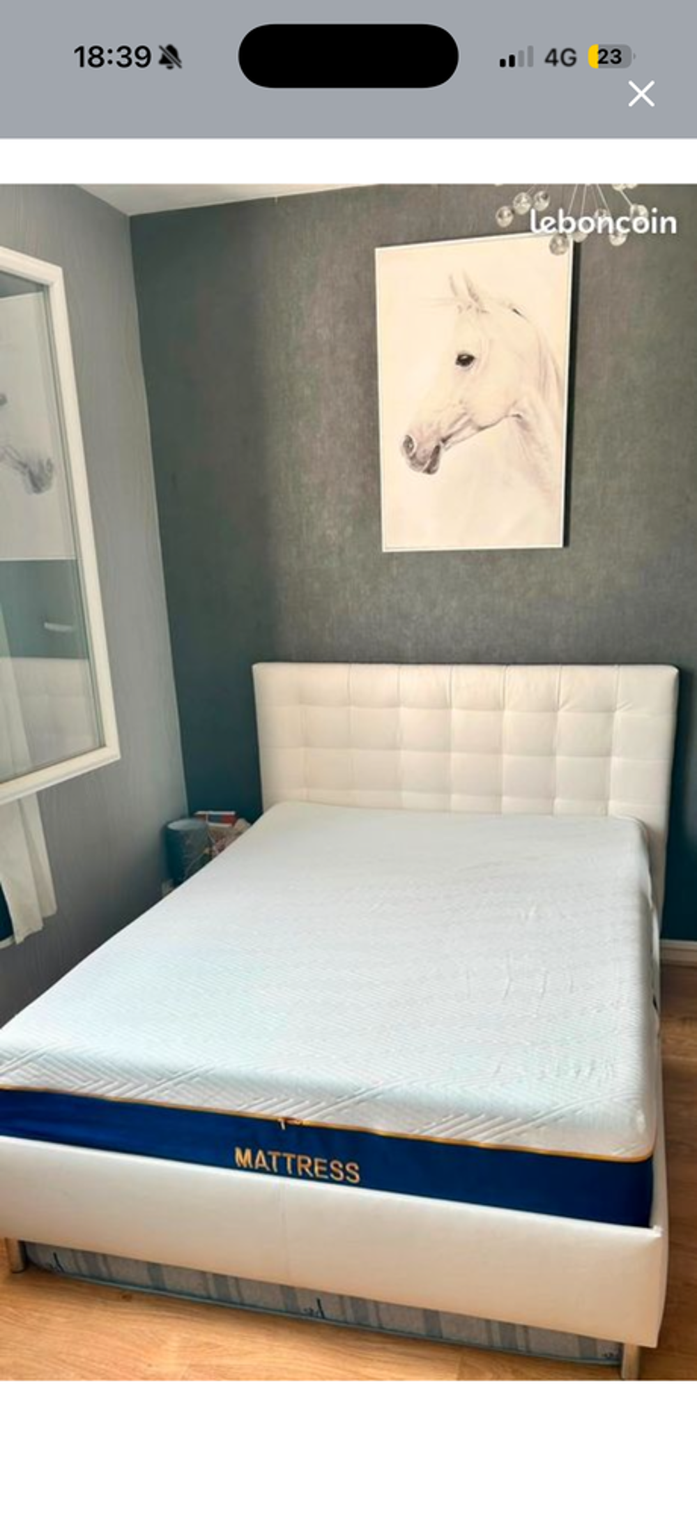 Matelas m&eacute;moire de forme 140x190x25 cm ? Tr&egrave;s bon &eacute;tat Meubles