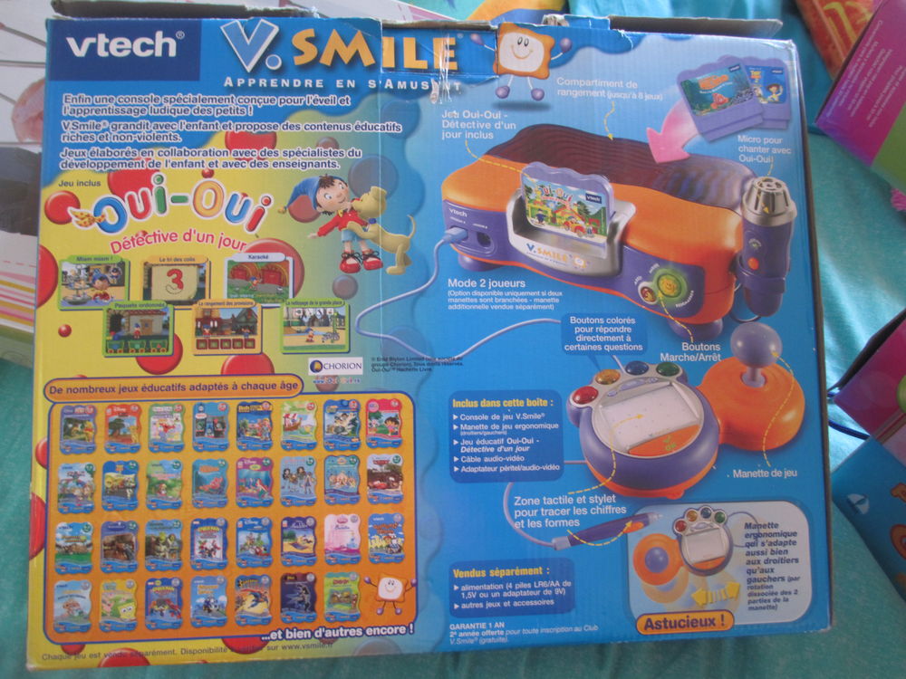 V TECH CONSOLE DE JEU EDUCATIVE V.SMILE Consoles et jeux vidos