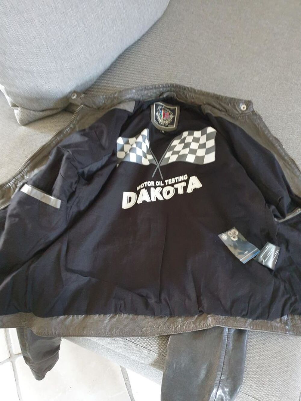 Blouson cuir vintage Gulf Vêtements