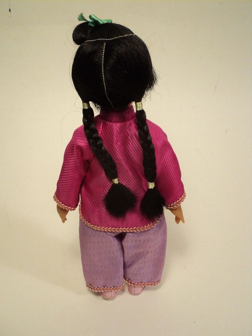 Ancienne Poup&eacute;e Folklorique Chinoise vers 1960 China Doll 