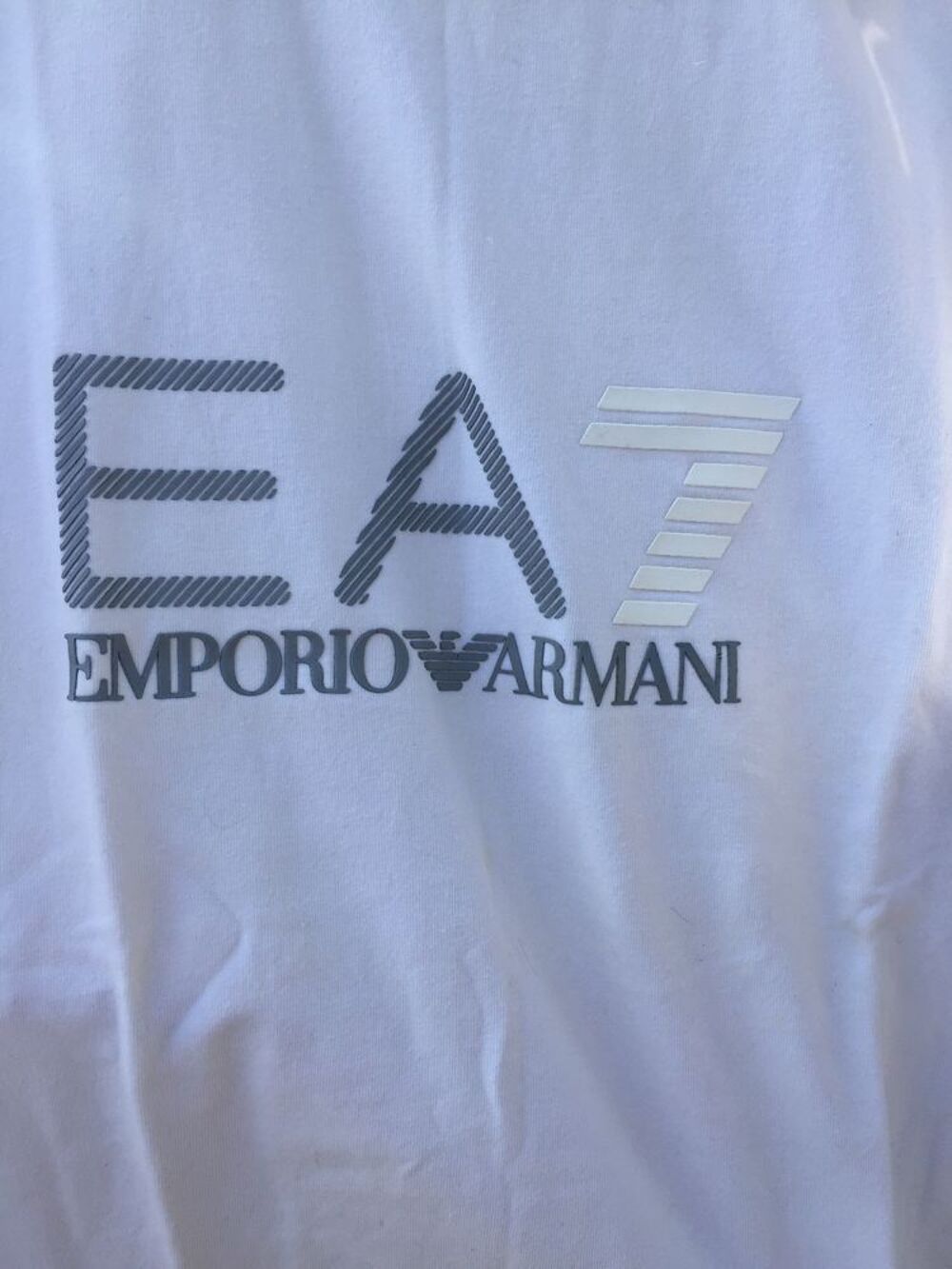 t-shirt blanc empotions armani Vêtements
