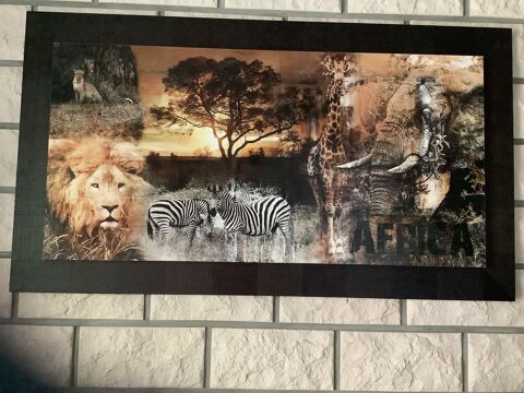 Tableau africain en bois 50 Conflans-Sainte-Honorine (78)