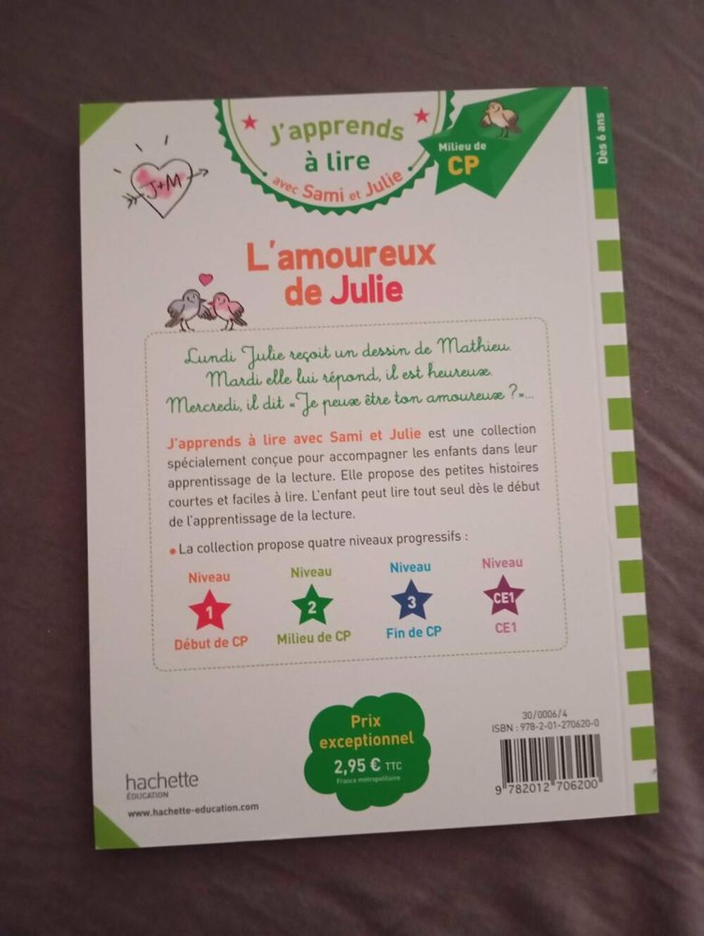 livre l'amoureux de Julie Livres et BD