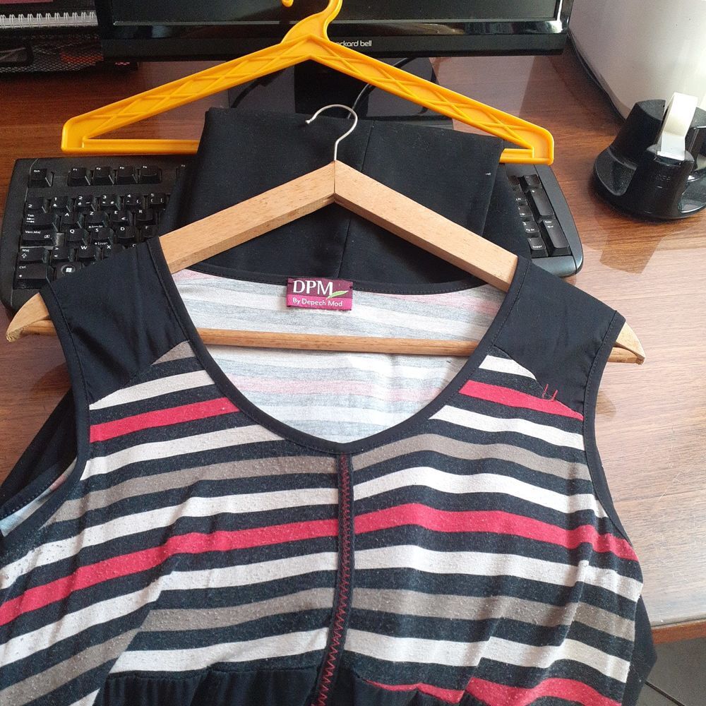 Robe d&acute;hiver ray&eacute;e Vêtements