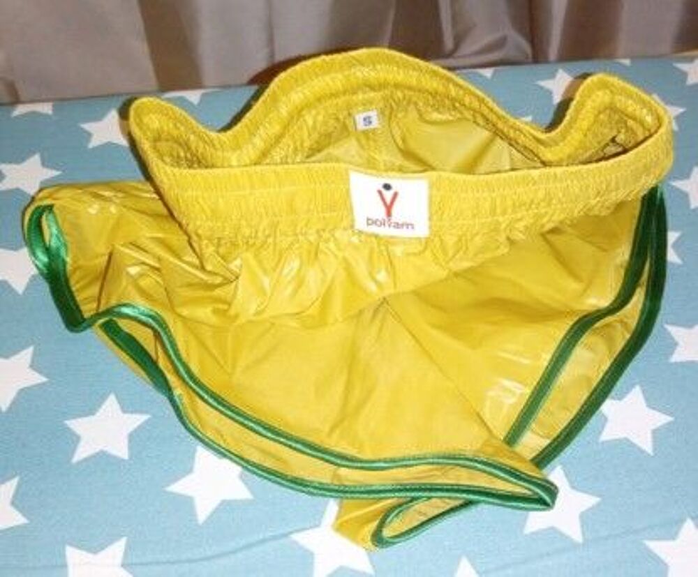 Short Nylon Polyamide Vintage Jaune/Vert S40 / M44 / L+48 Vêtements