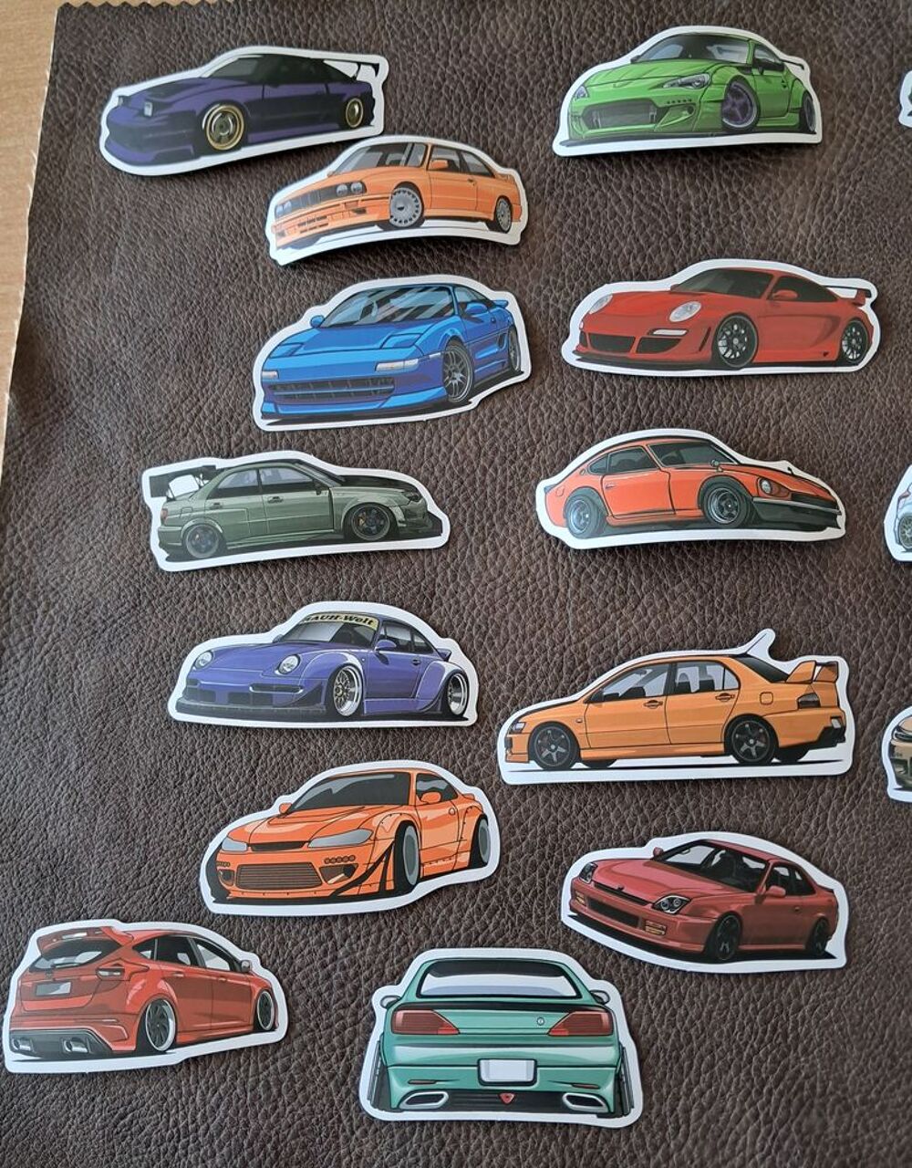 lot de 25 stickers autocollants voiture de sport
