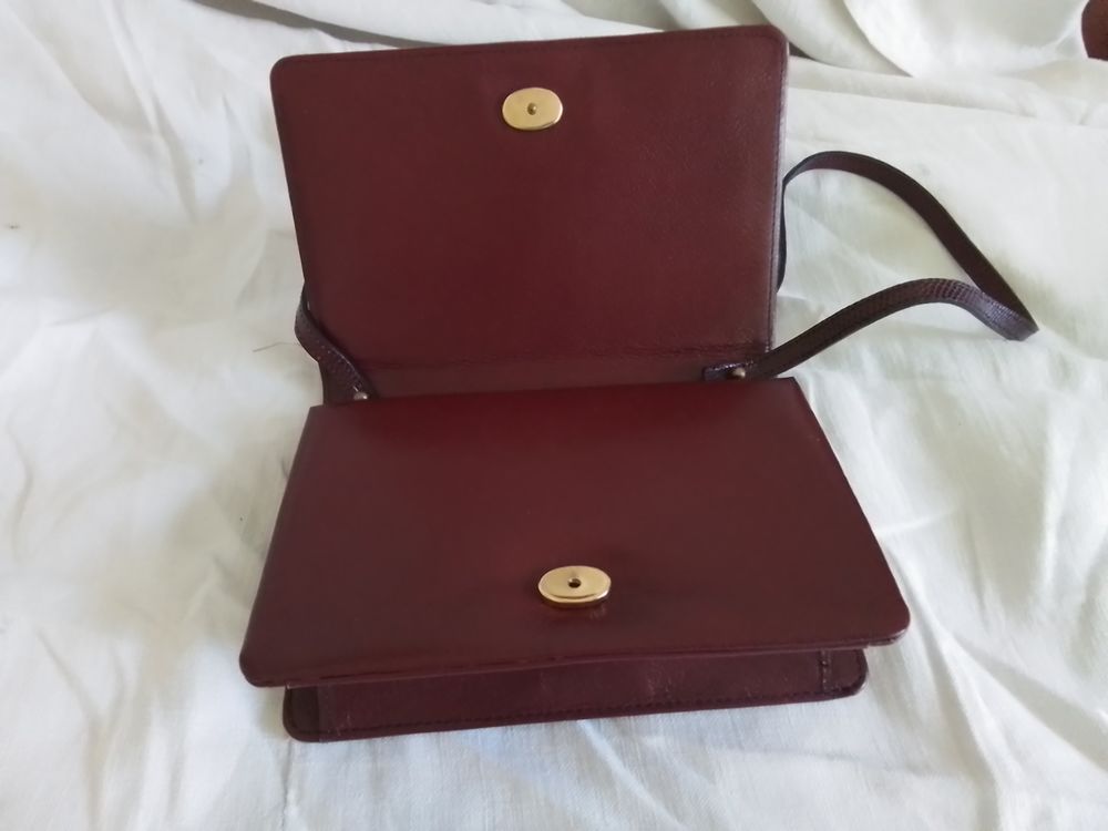 Petit sac &agrave; main en l&eacute;zard v&eacute;ritable, achat ancien Maroquinerie