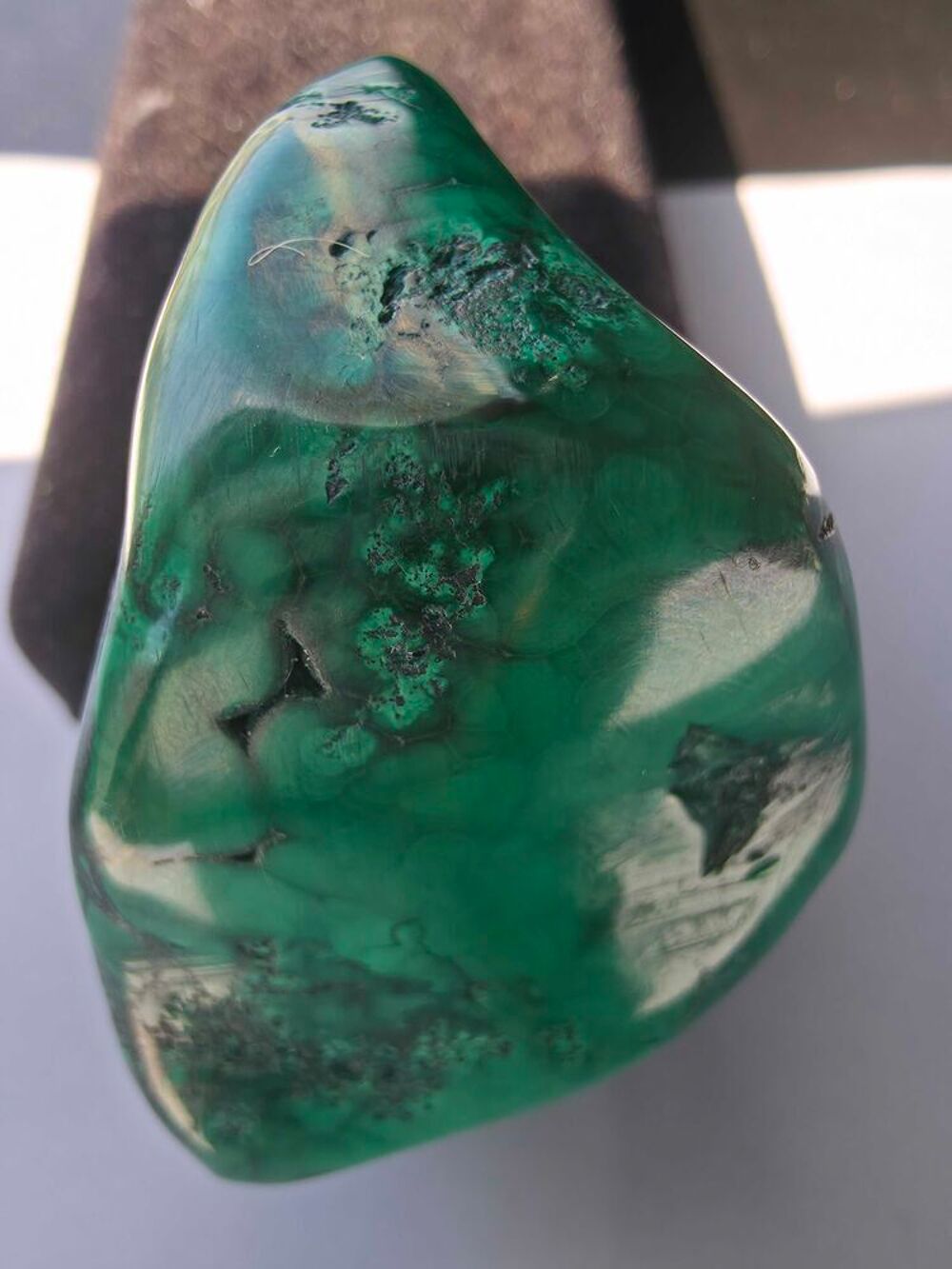 Magnifique Malachite Polie du (RDC)-115g 