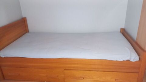 Ensemble lit 1 personne et chevet GAUTIER 90 Eaubonne (95)