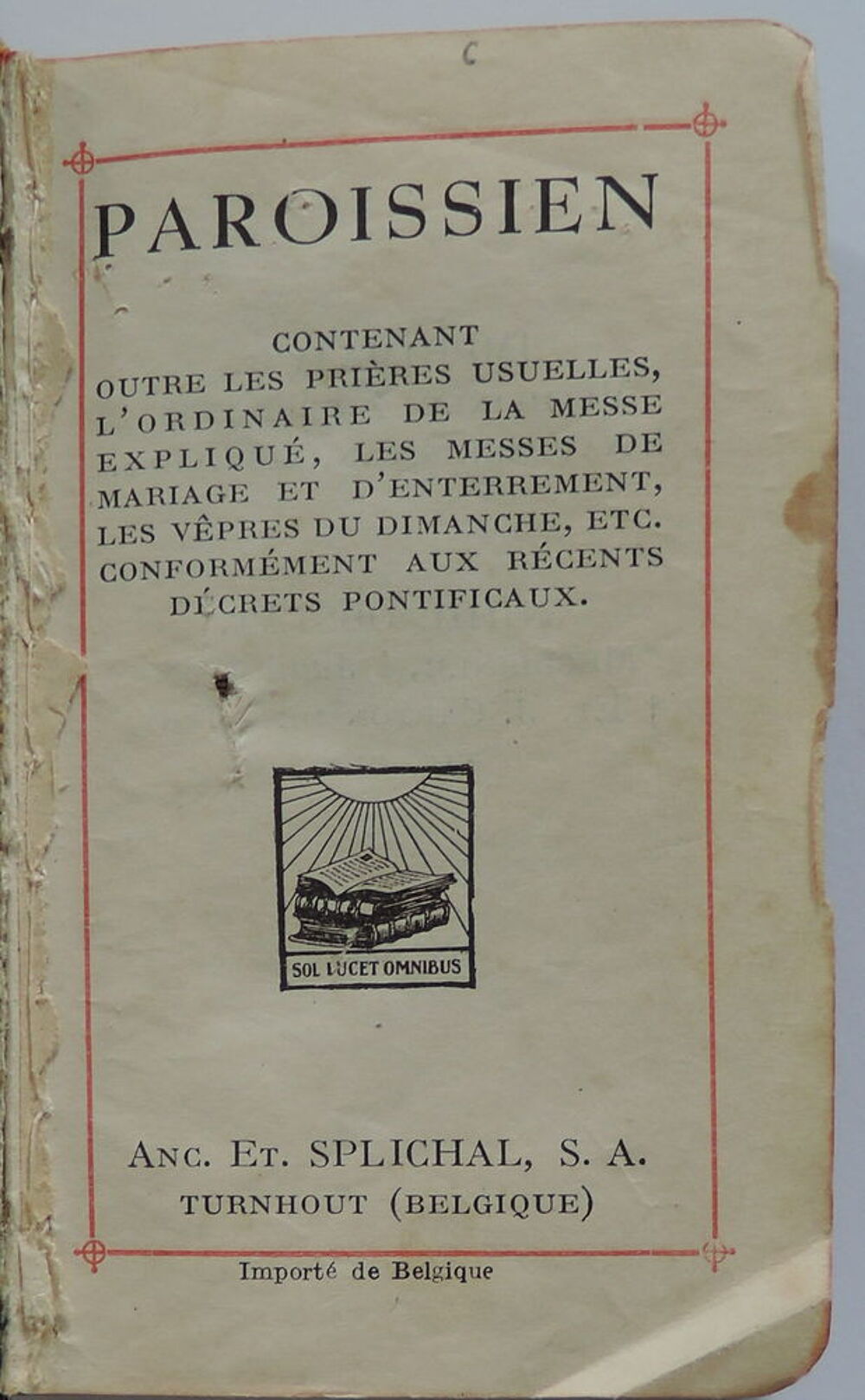Livre ancien 
