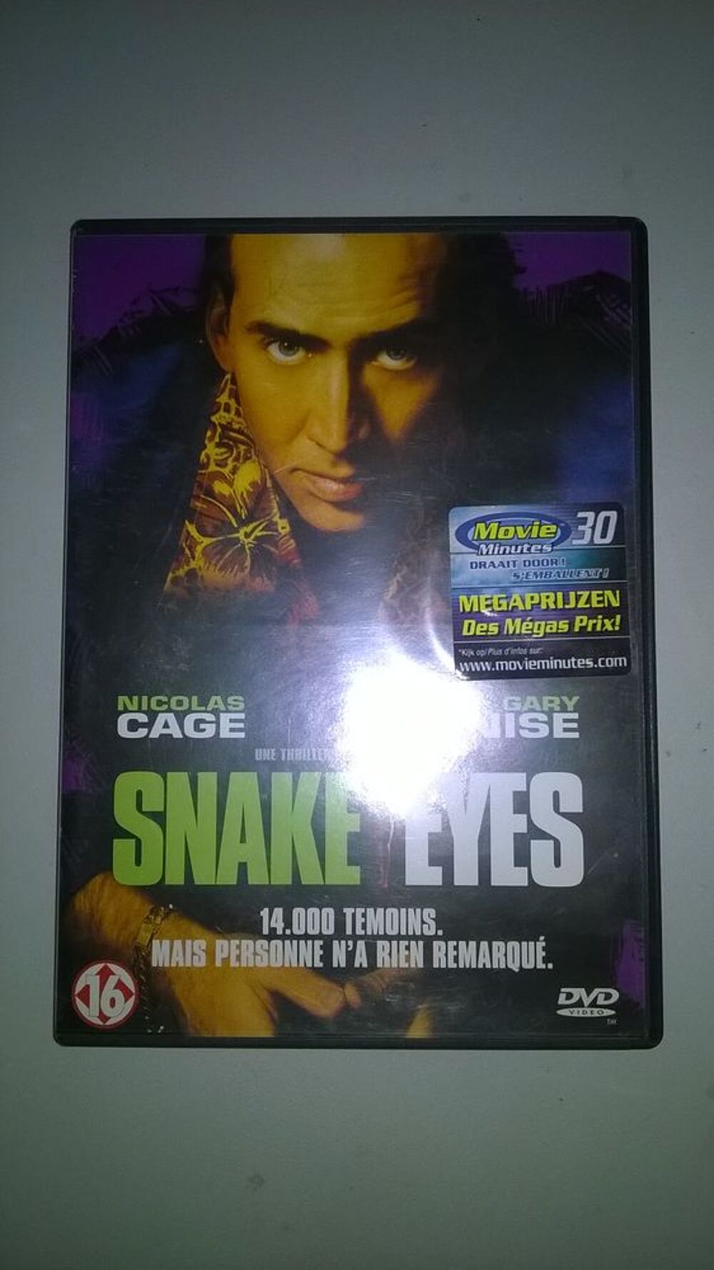 DVD 
Snake Eyes
Nicolas Cage
2001
DVD et blu-ray