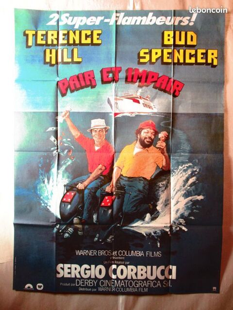 Affiche de cin�ma originale PAIR ET IMPAIR 120x160 cm 22 Curtafond (01)