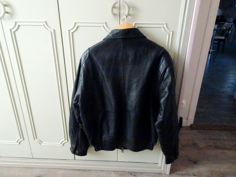 Blouson cuir homme noir taille M comme neuf V�tements