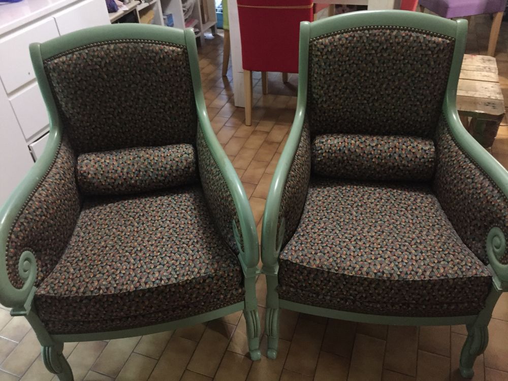 2 fauteuils berg&egrave;re empire Meubles