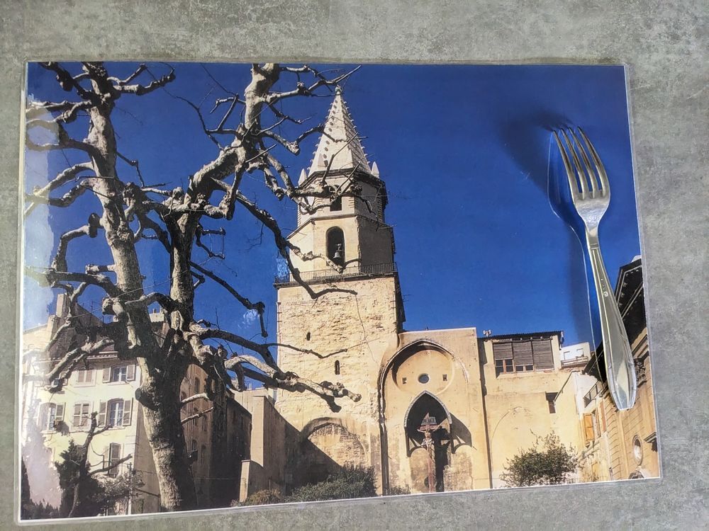 Set de table photo d'art MARSEILLE 300 X 425 mm plastifi&eacute; su Cuisine
