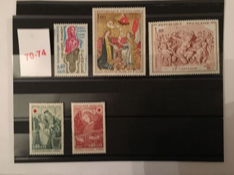 Timbres de collection de France  **  Neufs  1970 - 1974
1 Lyon 7 (69)