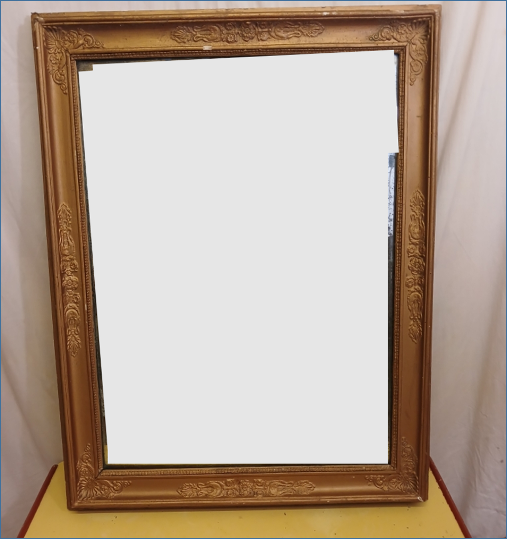 miroir ancien en bois 