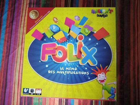 jeu de société  Folix, le mémo des multiplication  10 Étueffont (90)