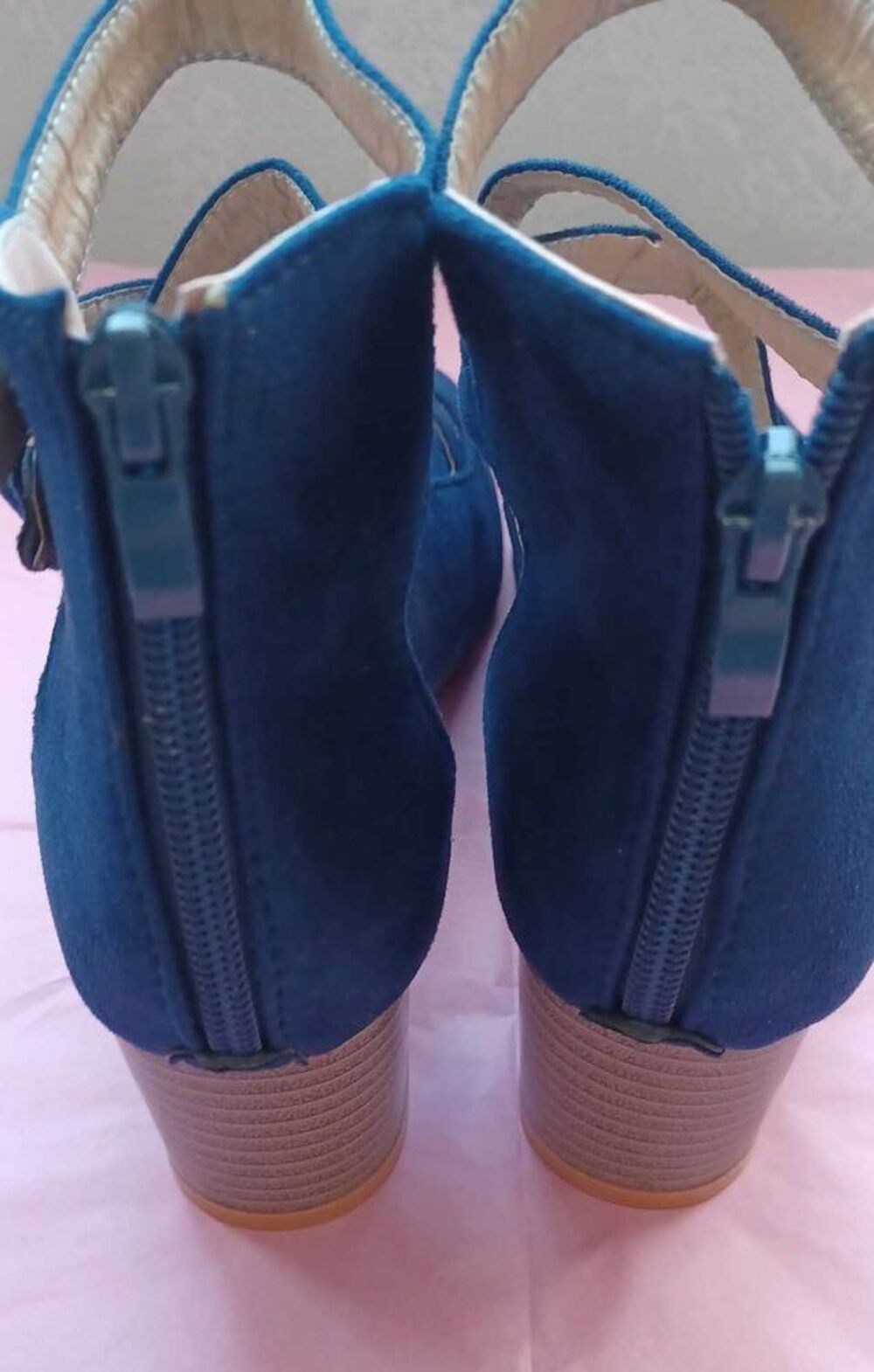 BG-ch14 sandales bleues T39 Chaussures