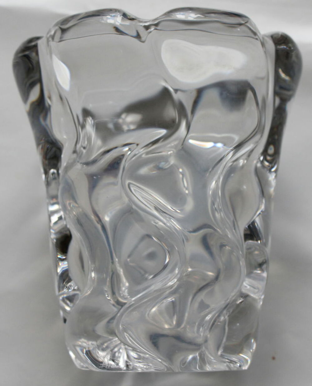 Vase cristal DAUM Nancy vintage 70 Décoration