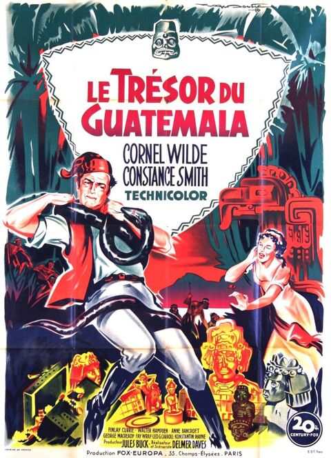 LE TRESOR DU GUATEMALA avec cornel wilde 0 Malo Les Bains (59)