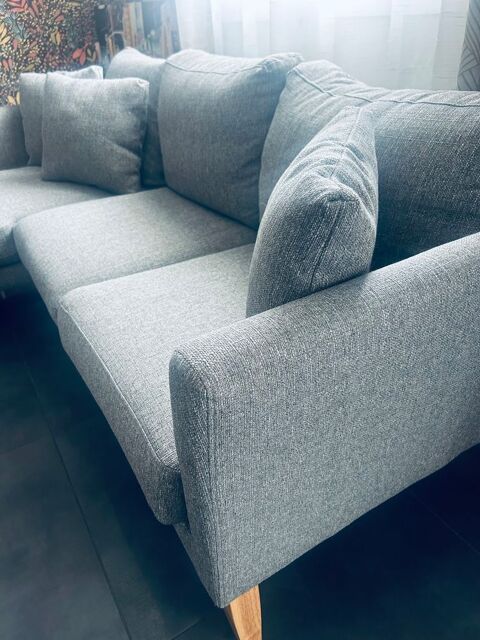 Canap� d'angle gris avec m�ridienne 0 Dieupentale (82)