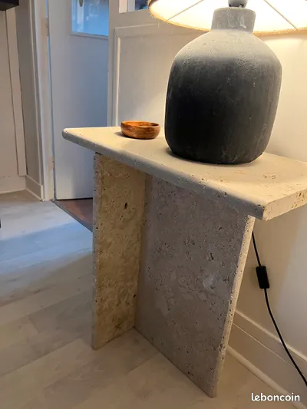 Table en travertin Meubles