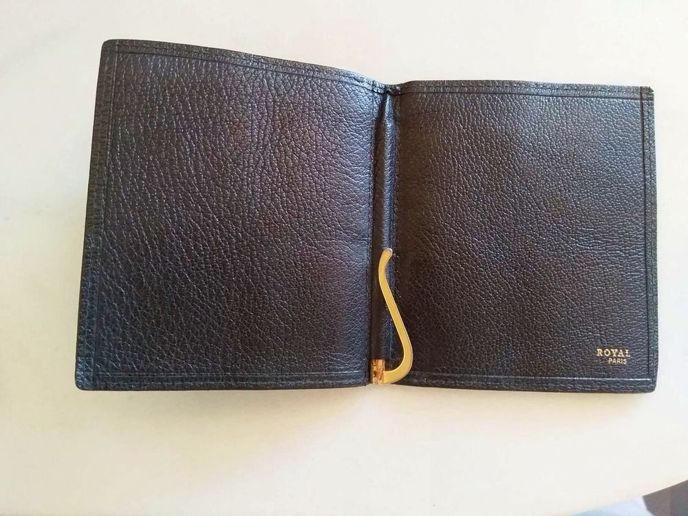 Porte billet en cuir Maroquinerie