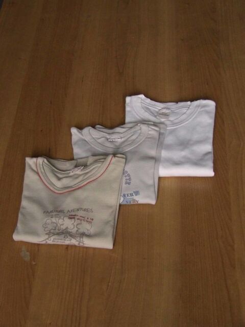 Lot 25, 3 tee-shirts manches longues, 6 8 ans, TBE 5 Bagnolet (93)