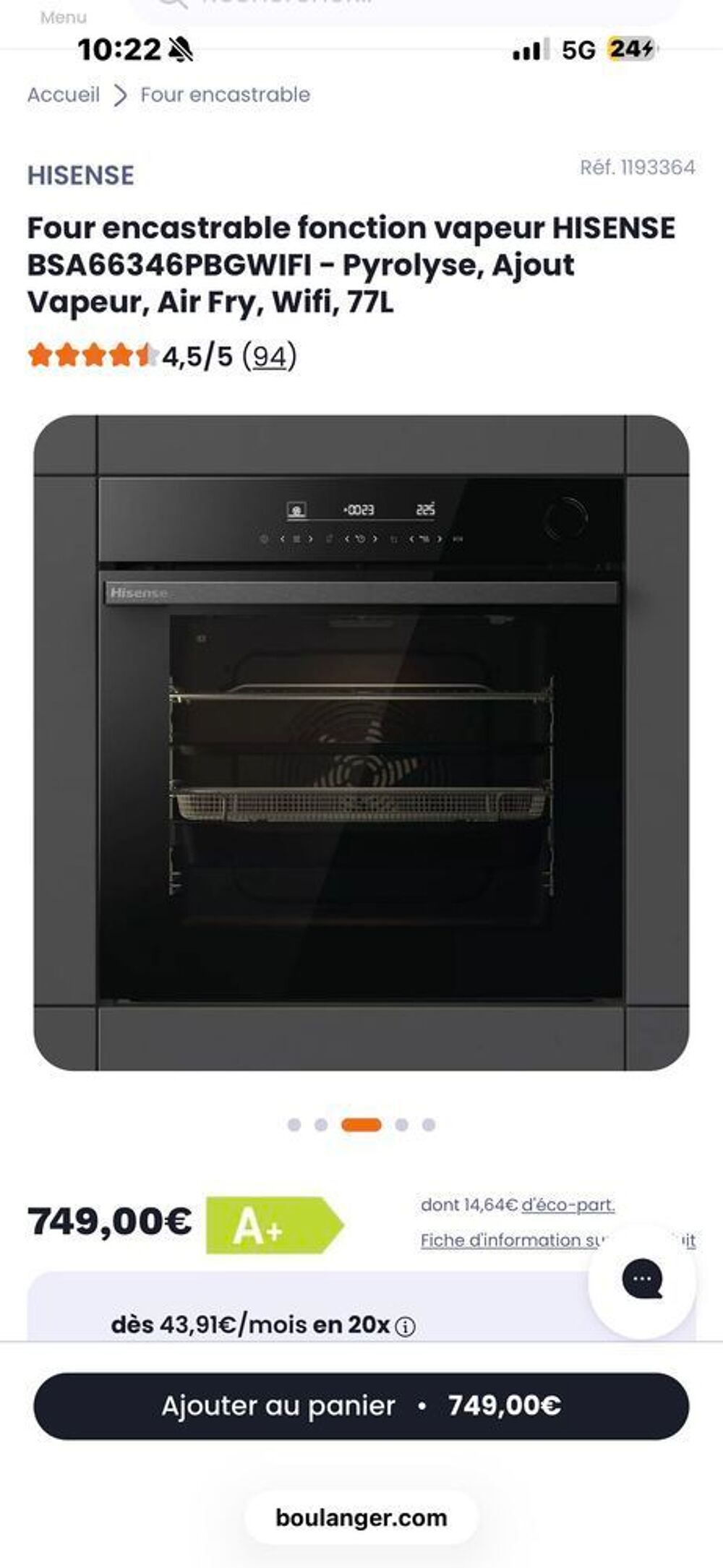 four hisense Electroménager