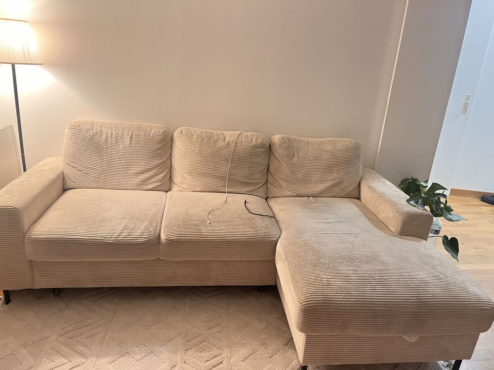 canap&eacute; coffre beige Meubles