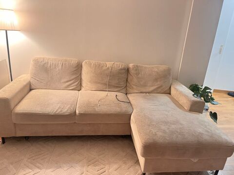 canap coffre beige 500 Suresnes (92)