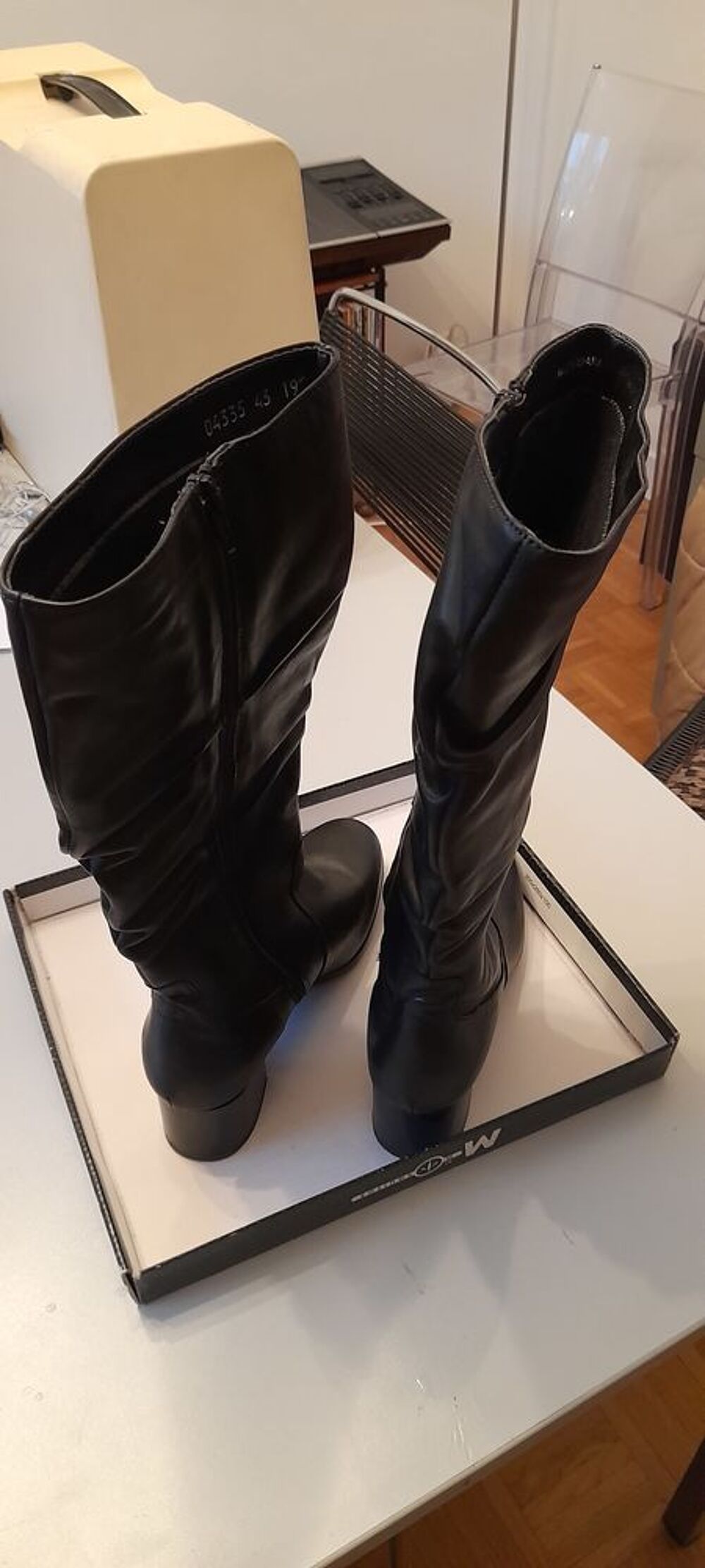 Botte femme en cuir pointure 36 Chaussures