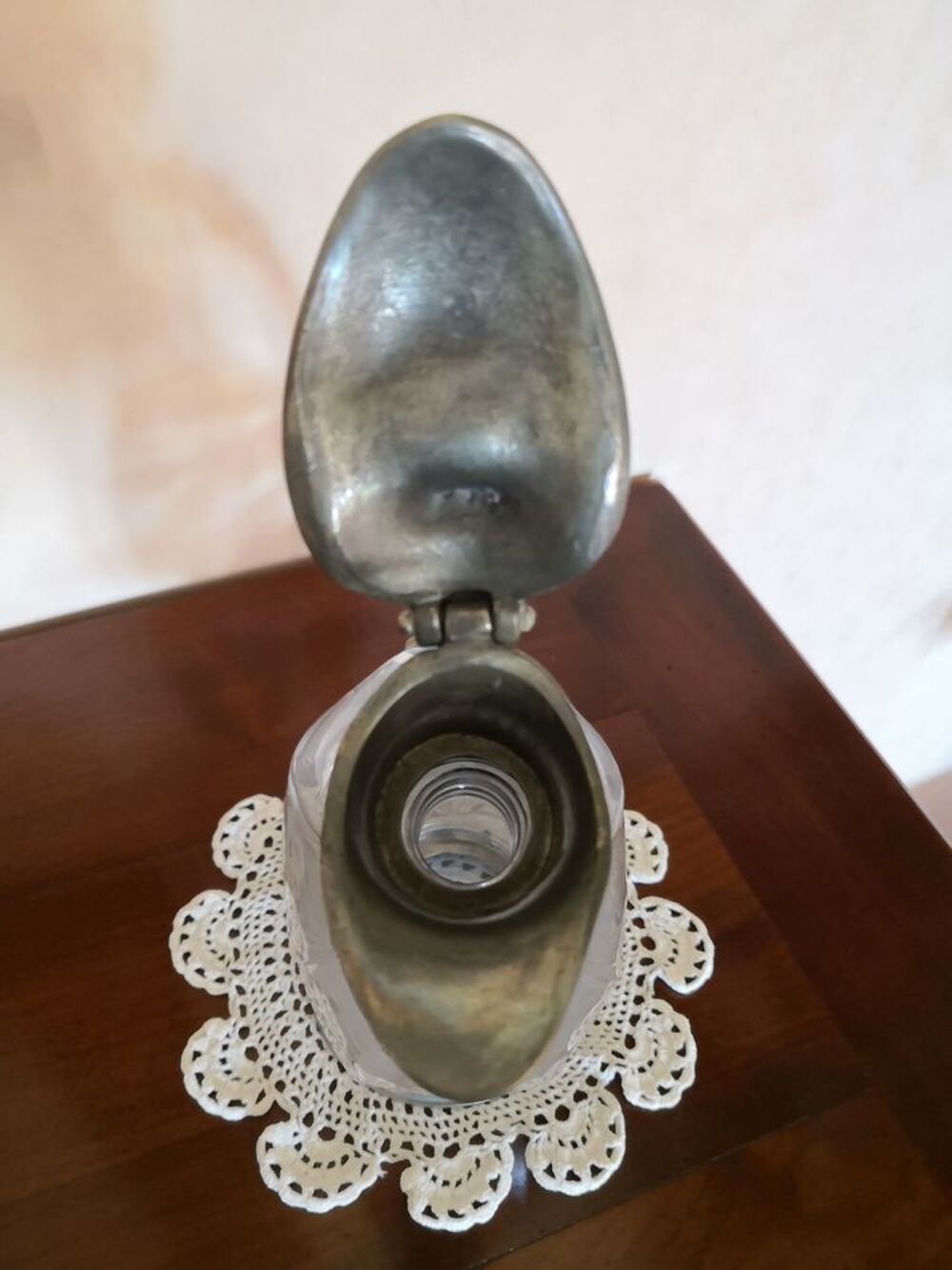Tr&egrave;s jolie carafe &agrave; d&eacute;canter le vin &eacute;tain et verre - NEUVE Décoration