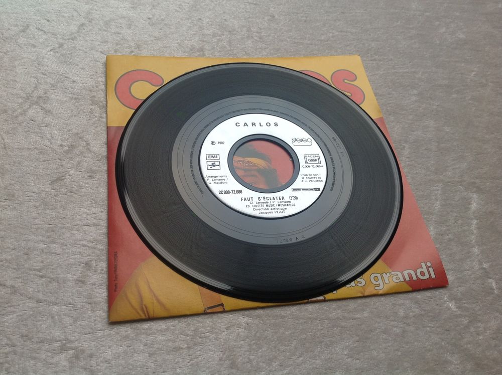 CARLOS FAUT S'&Eacute;CLATER Envoi Possible
CD et vinyles