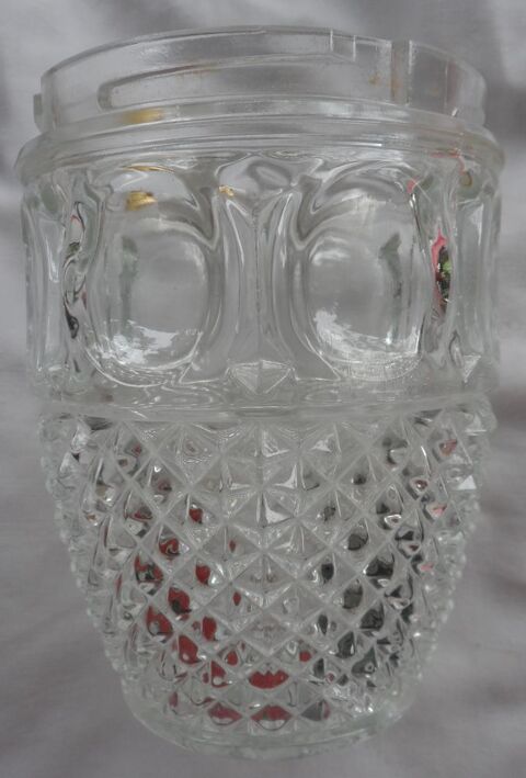 Seau à glace Oberglas Austria taille diamant, vintage ans 60 35 Castries (34)