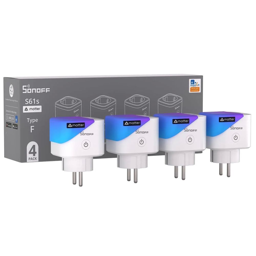 Prise connect&eacute;e SONOFF S61s Wifi Matériel informatique