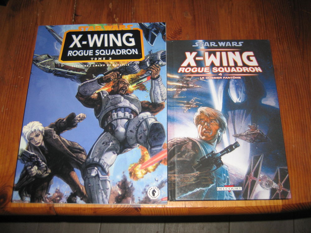 lot 2 albums STAR WARS x-wing rogue squadron 2+4 delcourt dark horse comics Livres et BD