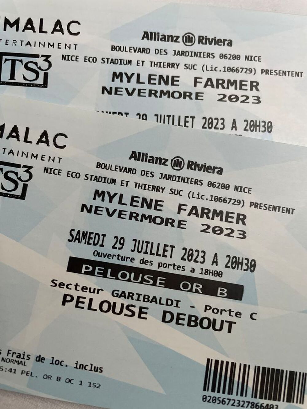 Place concert Myl&egrave;ne Farmer Billetterie