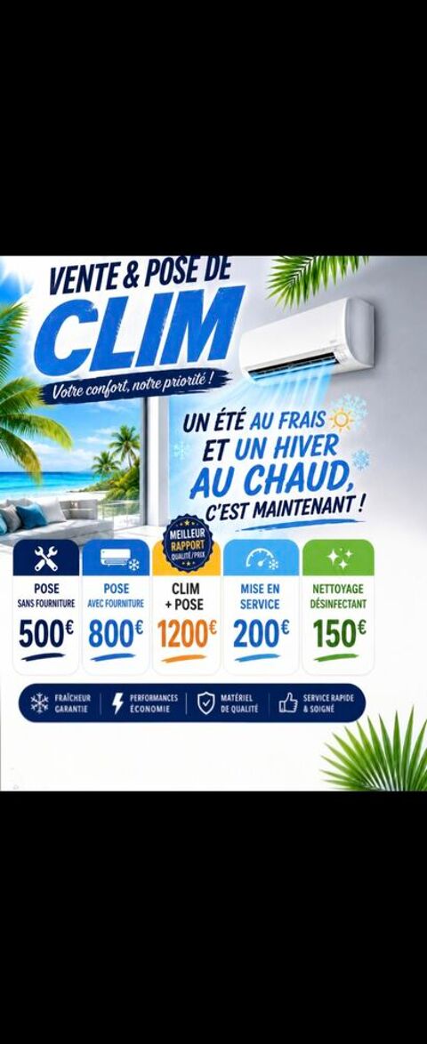 installation de climatisation r&eacute;versible. 0 82000 Montauban