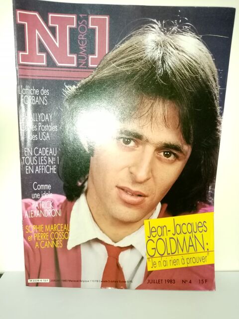 Magazine Numeros 1 N�4 : Jean-Jacques Goldman Johnny Hallyda 50 Angers (49)