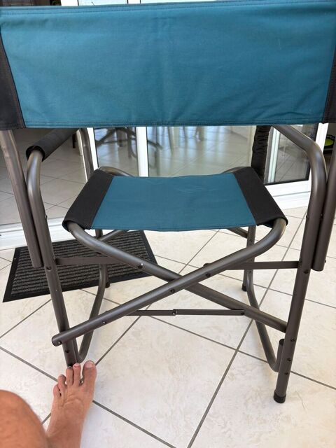 Lot de 2 chaises pliantes Alu marque Trigano Angles (85)