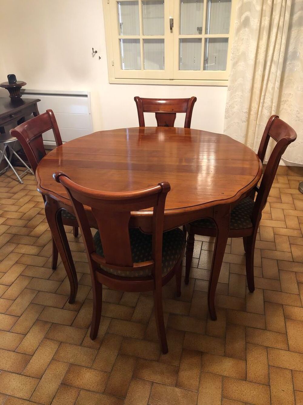 4 Chaises en merisier pour table &agrave; manger Meubles