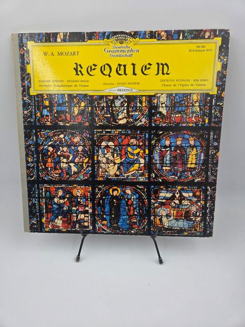 Vinyle 33 tours W.-A. Mozart : Requiem (Deutsche Grammophon) 5 Vulbens (74)