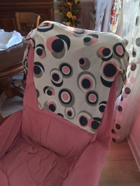 Chemise ecru rond rose et bleu 5 Oyonnax (01)