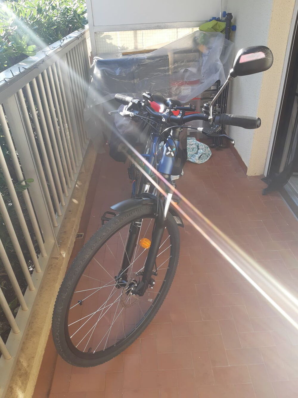  VELO VTC RIVERSIDE 500 BLEU Vélos
