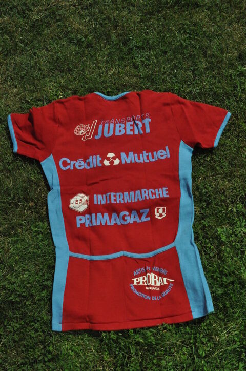 Maillot vintage cyclotouriste Jardres années 70 50 Nieuil-l'Espoir (86)