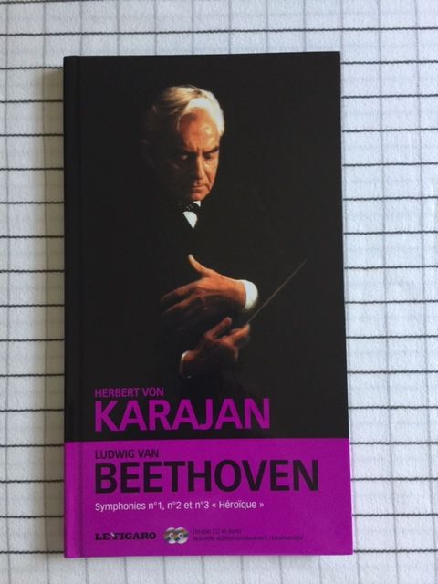 Double CD et livret Herbert Von KARAJAN-Ludwig Van BEETHOVEN 3 Saulx-les-Chartreux (91)